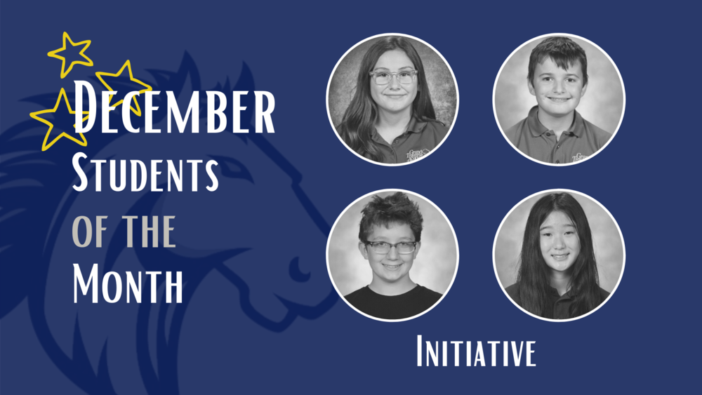 Photos of December Students of the Month