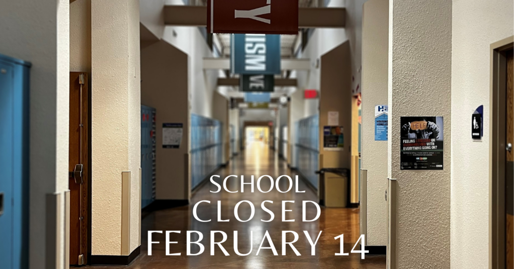school closed February 14